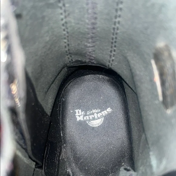 Dr. Martens Black Platform Combat Boots - Picture 2 of 6